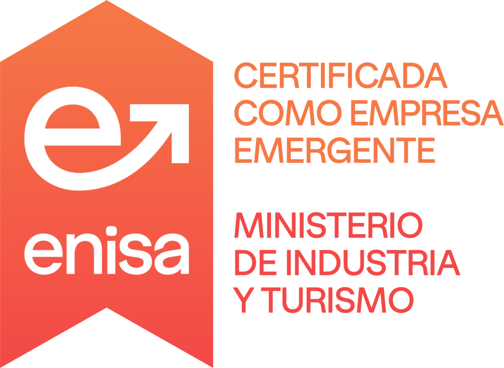 Certificada como Empresa emergente por el Ministerio de Industria y Turismo